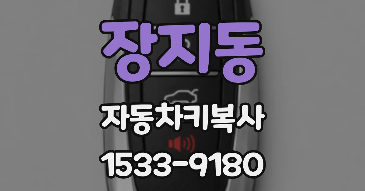 장지동 자동차키복사