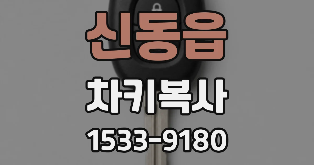 신동읍 차키복사