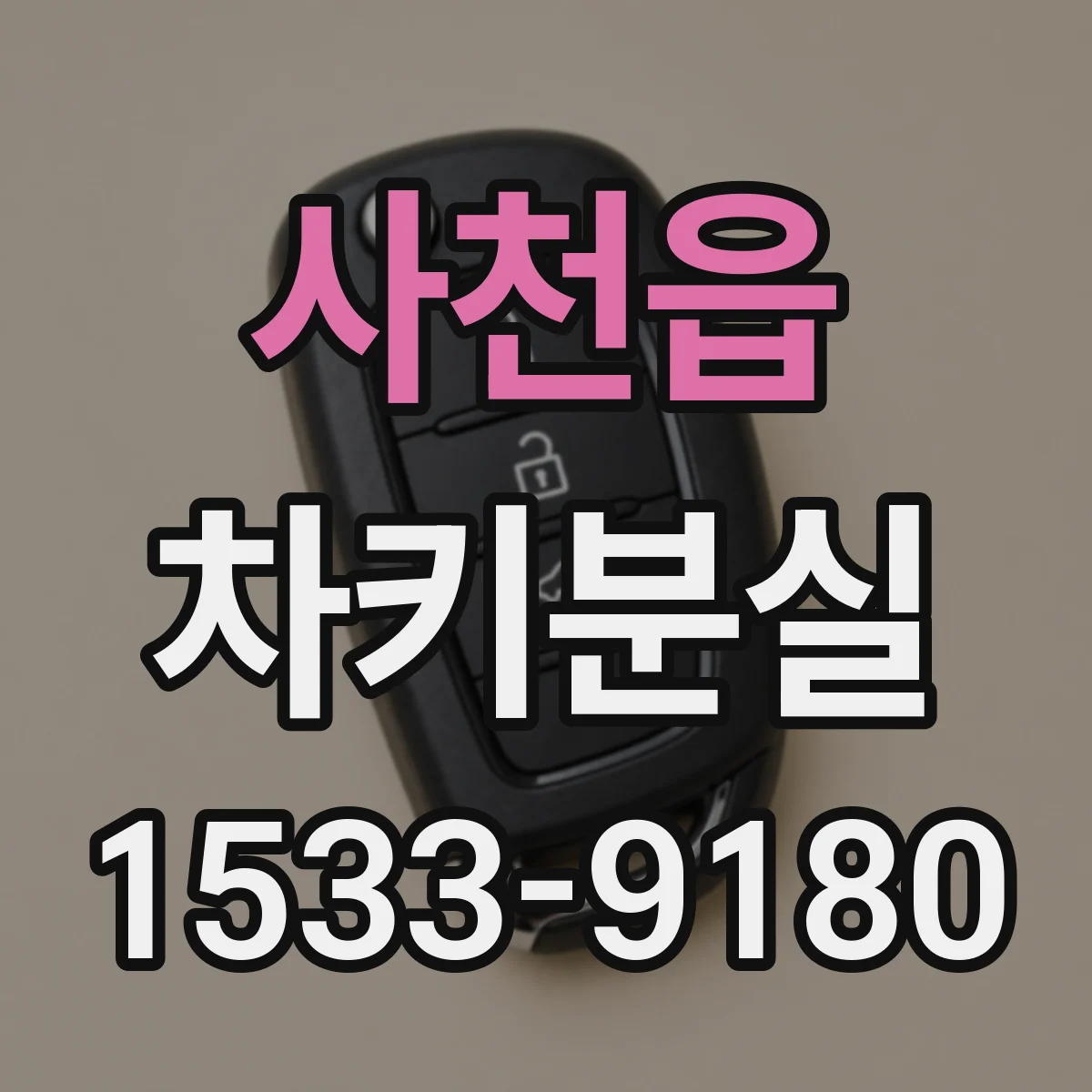 사천읍 차키분실