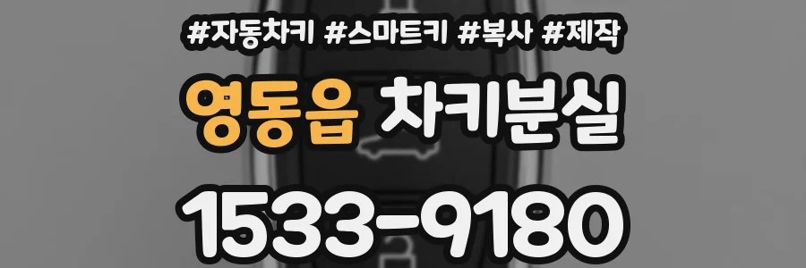 영동읍 차키분실