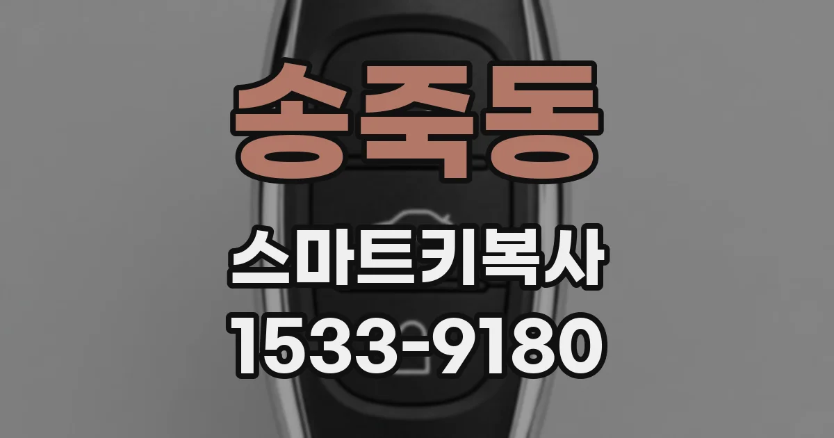 송죽동 스마트키복사