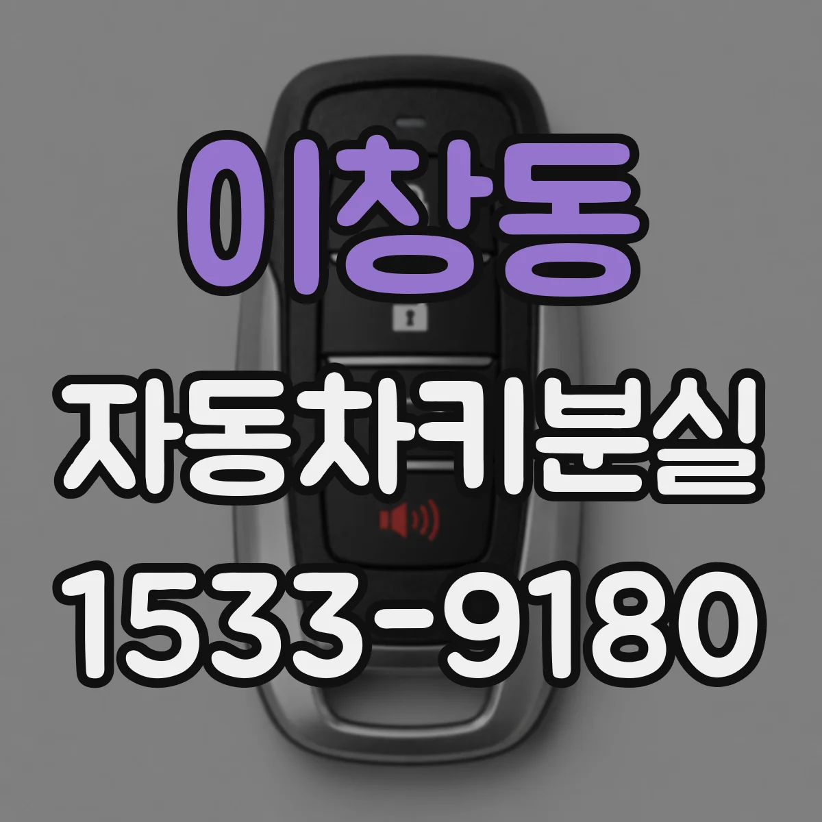 이창동 자동차키분실