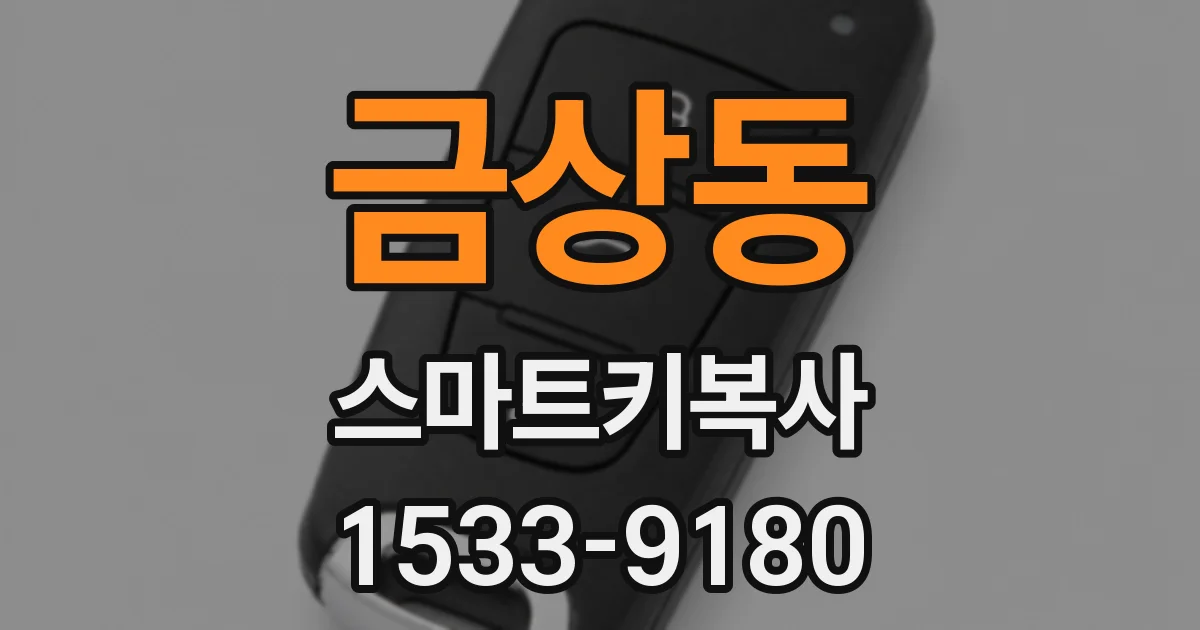 금상동 스마트키복사
