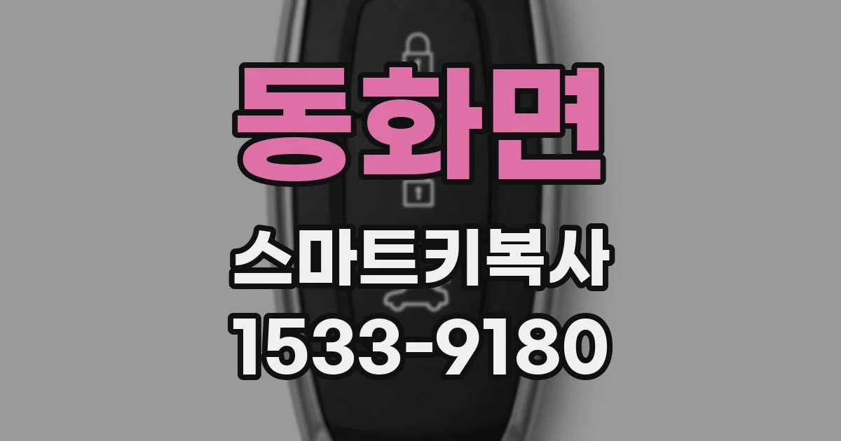 동화면 스마트키복사