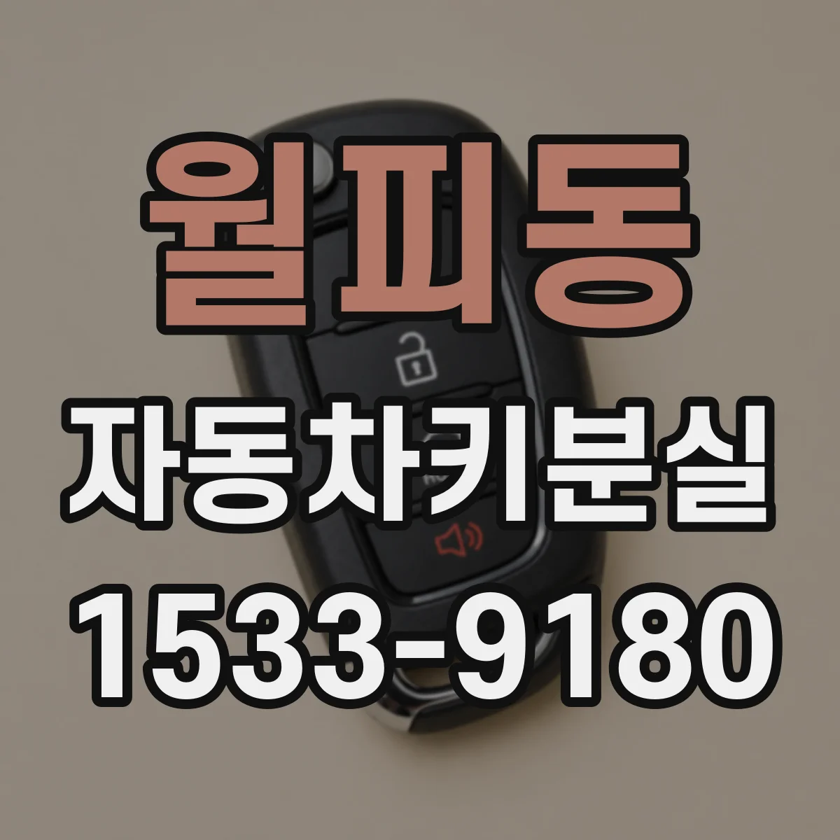 월피동 자동차키분실