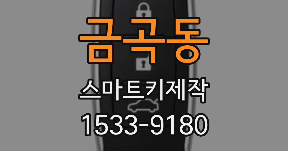 금곡동 스마트키제작
