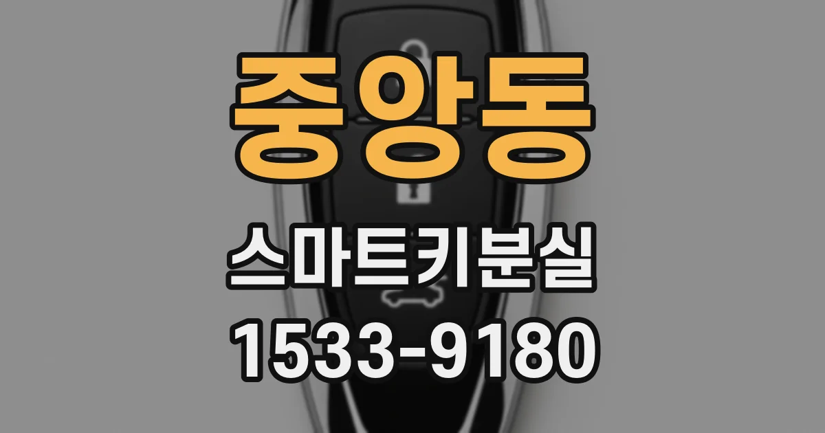 중앙동 스마트키분실