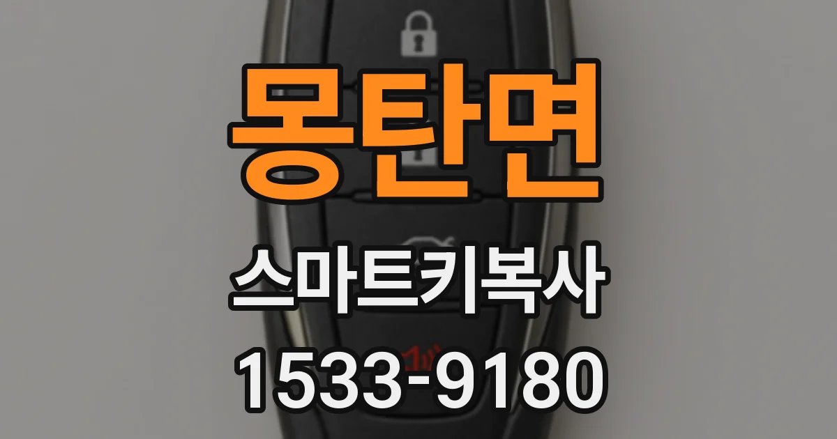 몽탄면 스마트키복사