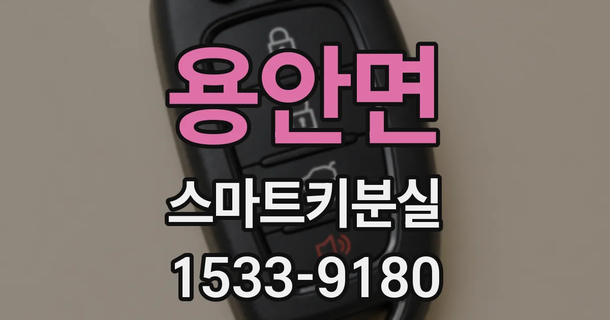 용안면 스마트키분실