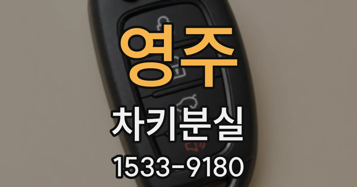 영주 차키분실