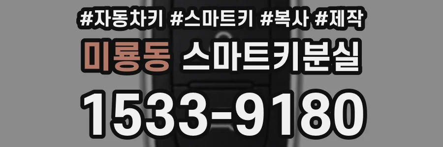 미룡동 스마트키분실