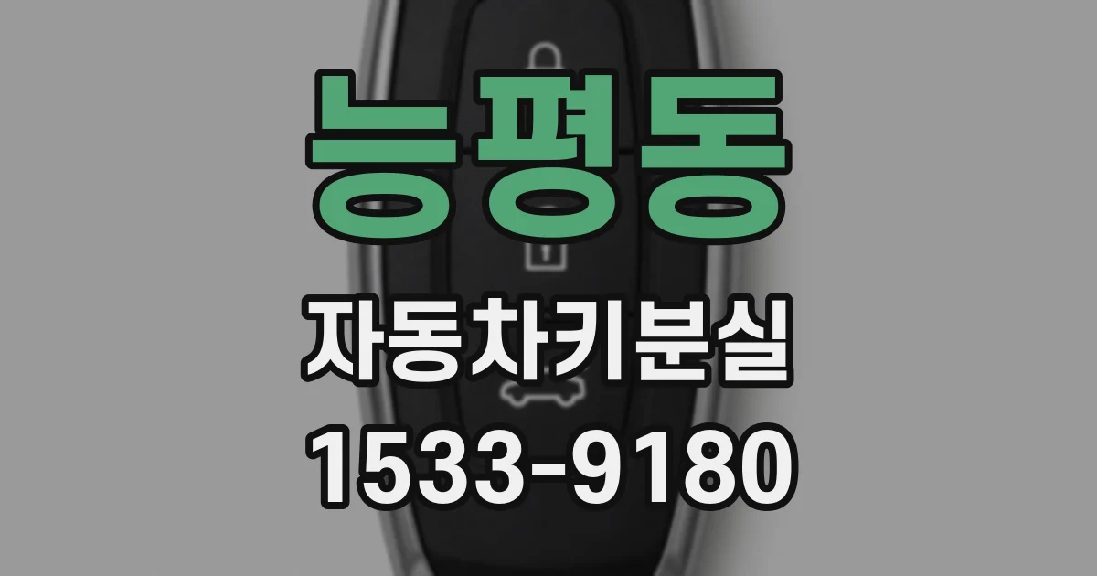 능평동 자동차키분실