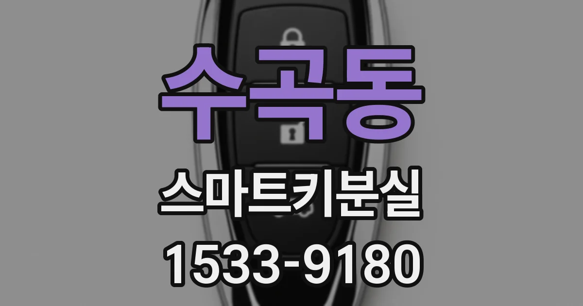 수곡동 스마트키분실