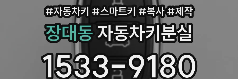 장대동 자동차키분실