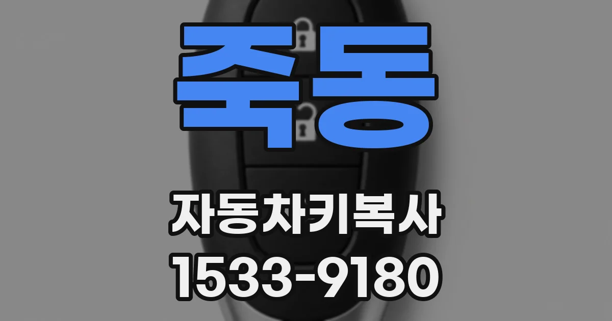죽동 자동차키복사
