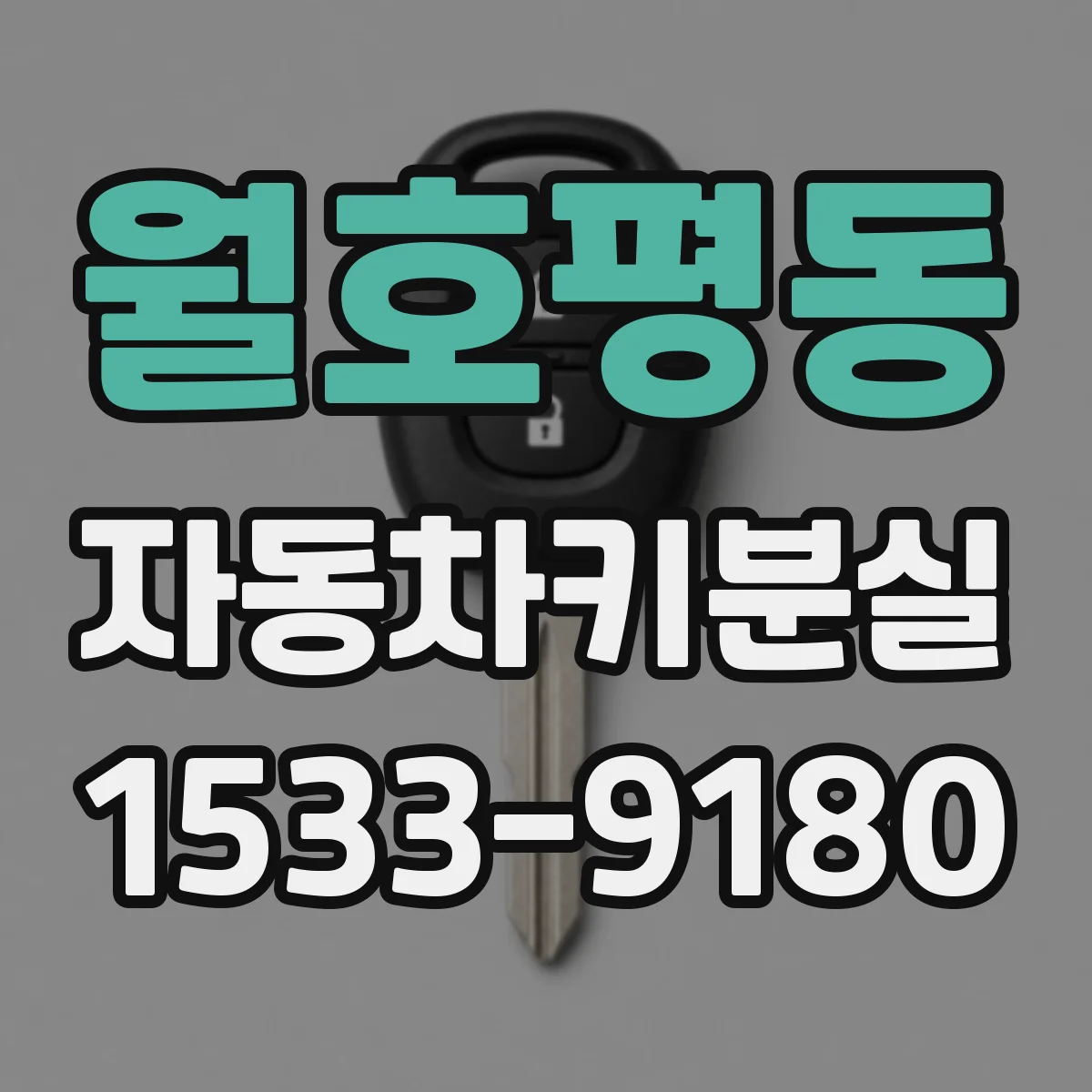 월호평동 자동차키분실