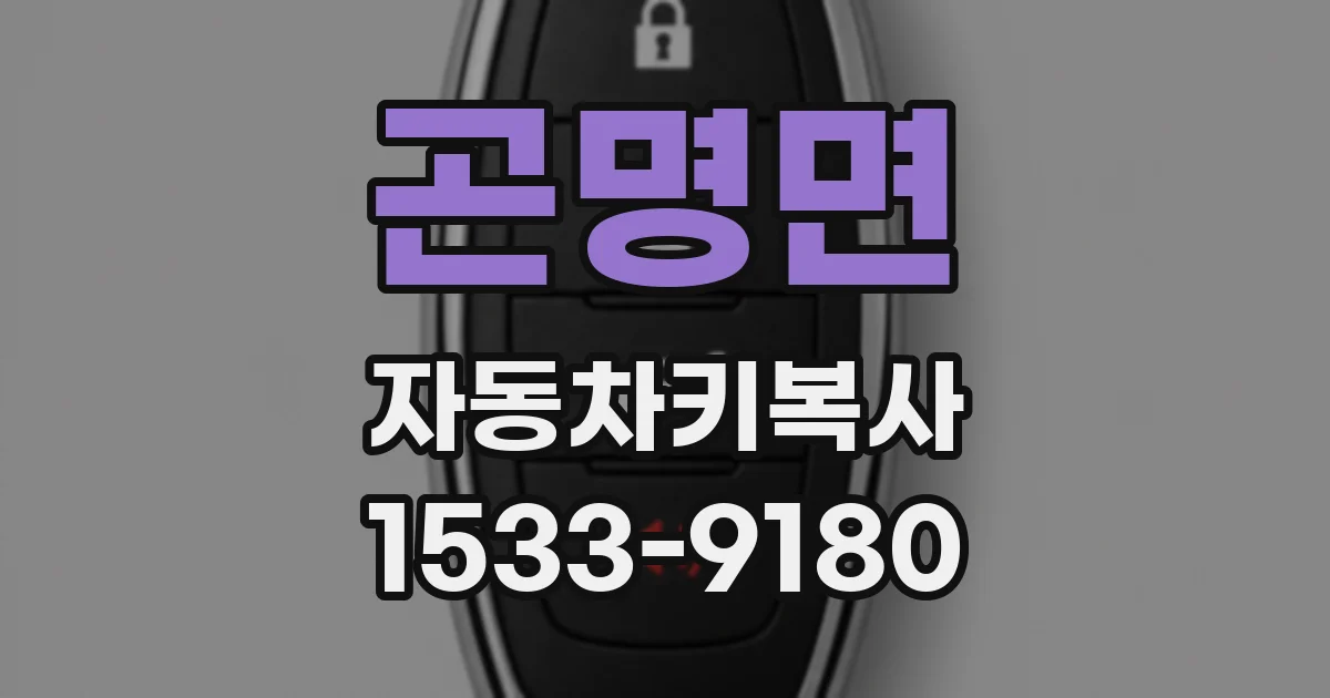 곤명면 자동차키복사