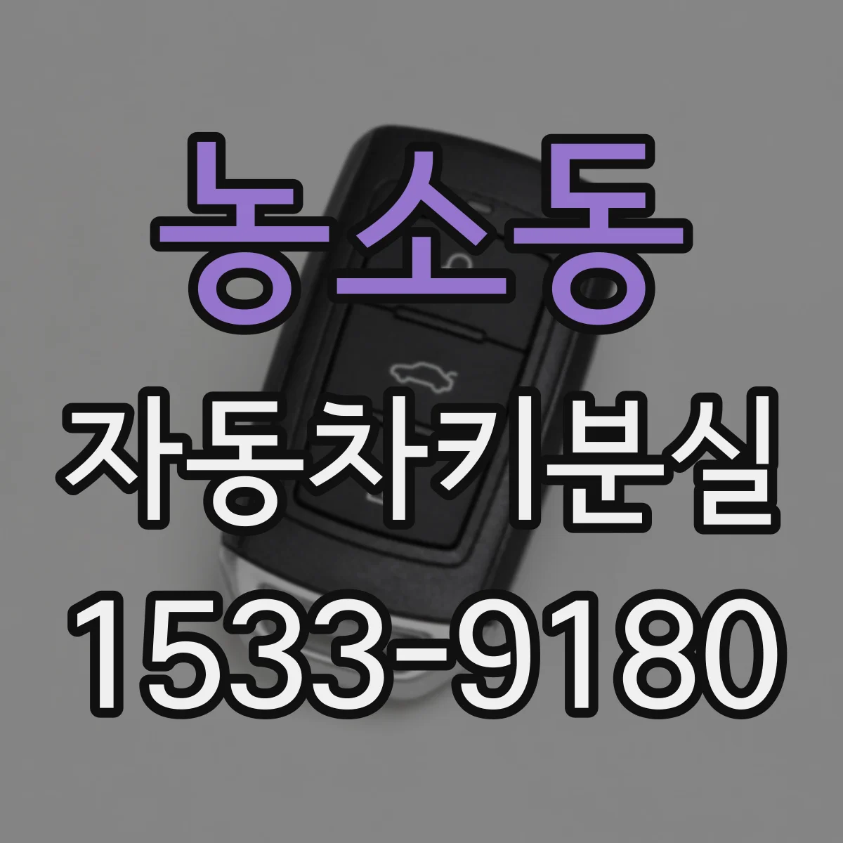 농소동 자동차키분실