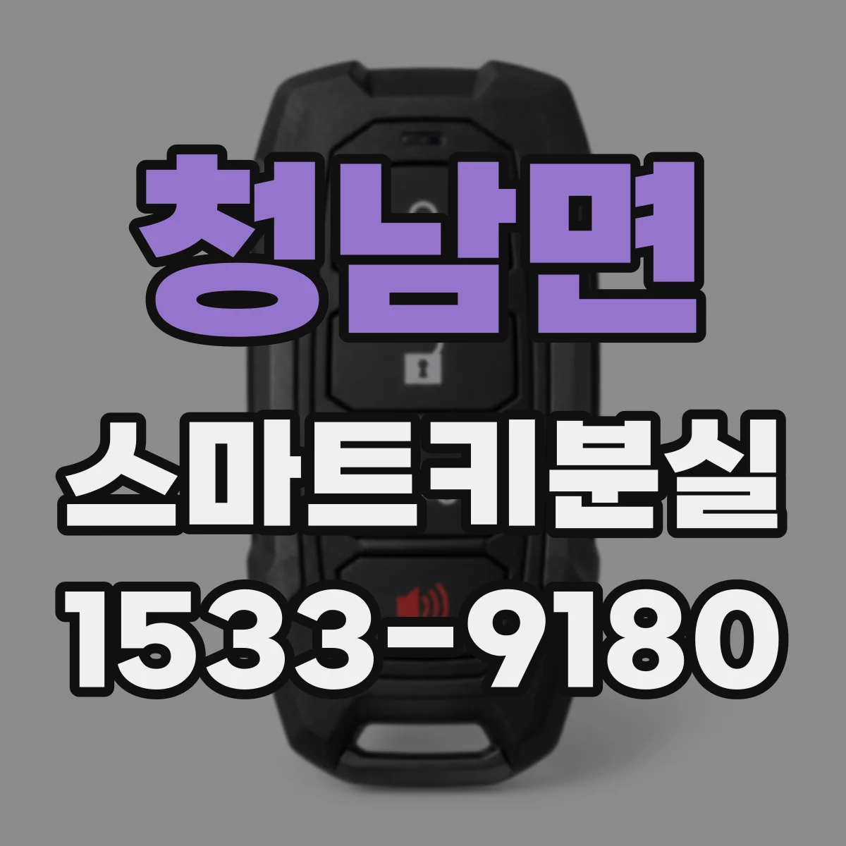 청남면 스마트키분실