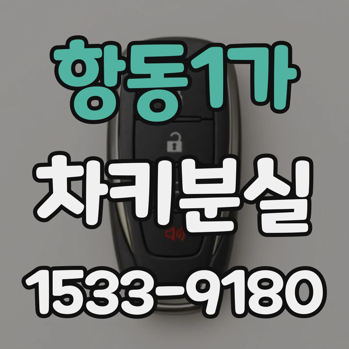 항동1가 차키분실