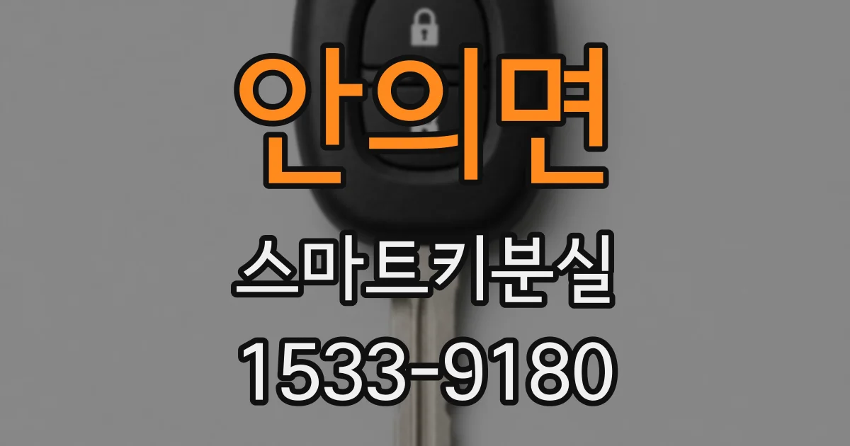 안의면 스마트키분실