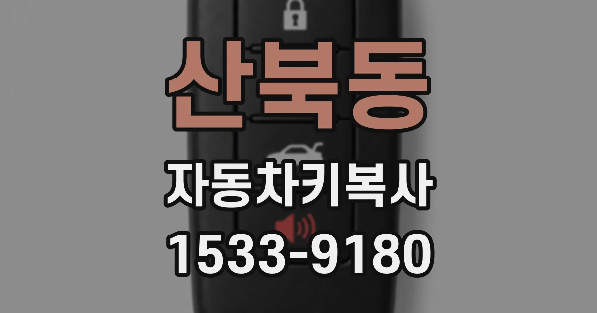 산북동 자동차키복사