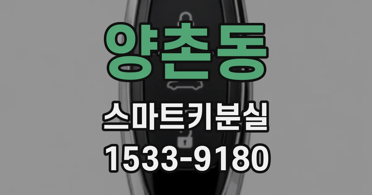 양촌동 스마트키분실