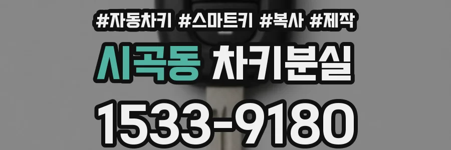 시곡동 차키분실