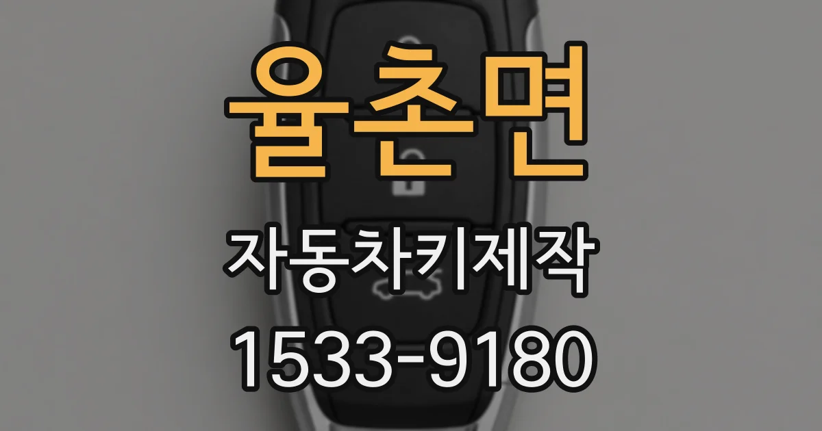 율촌면 자동차키제작