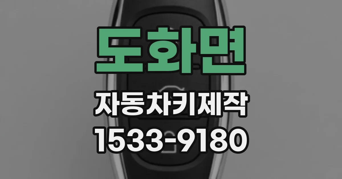 도화면 자동차키제작