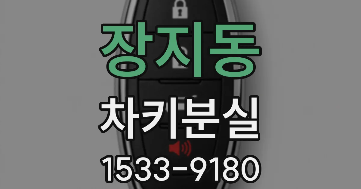 장지동 차키분실