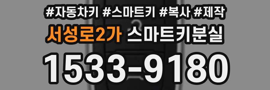 서성로2가 스마트키분실