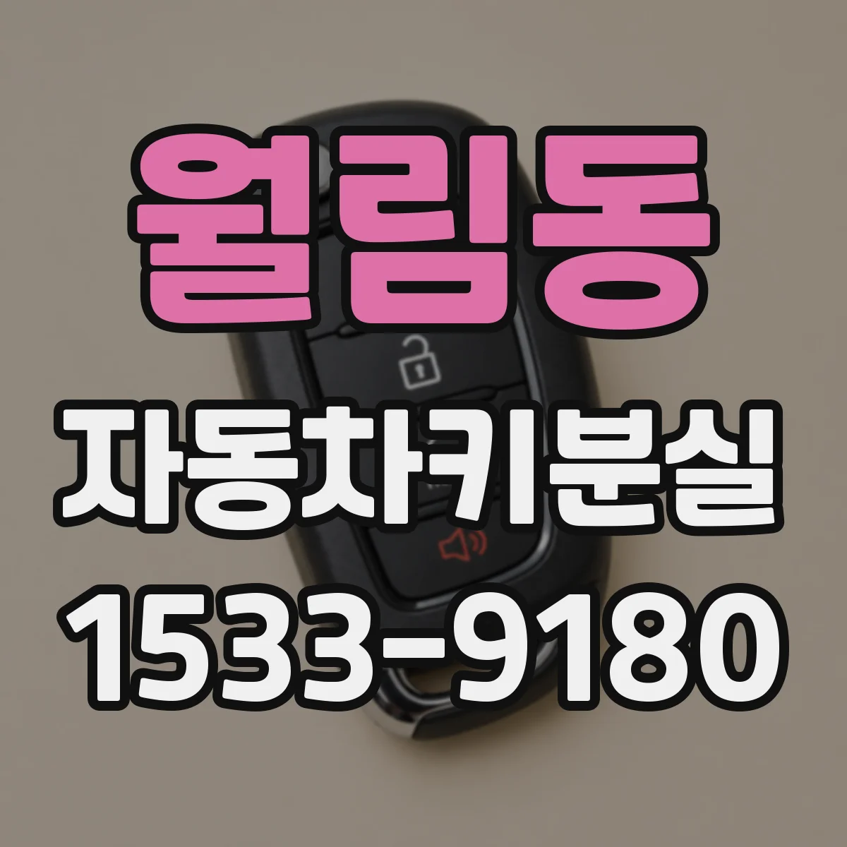 월림동 자동차키분실