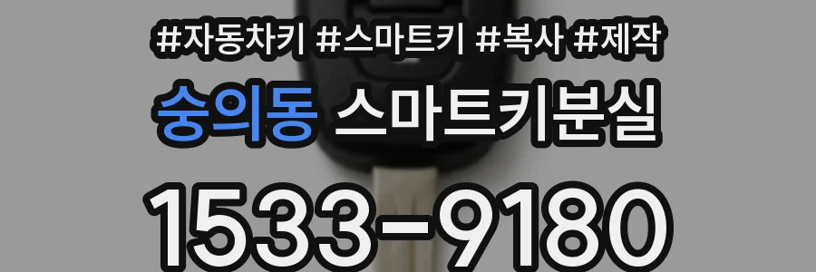 숭의동 스마트키분실