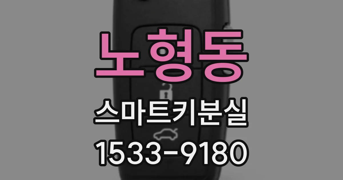 노형동 스마트키분실