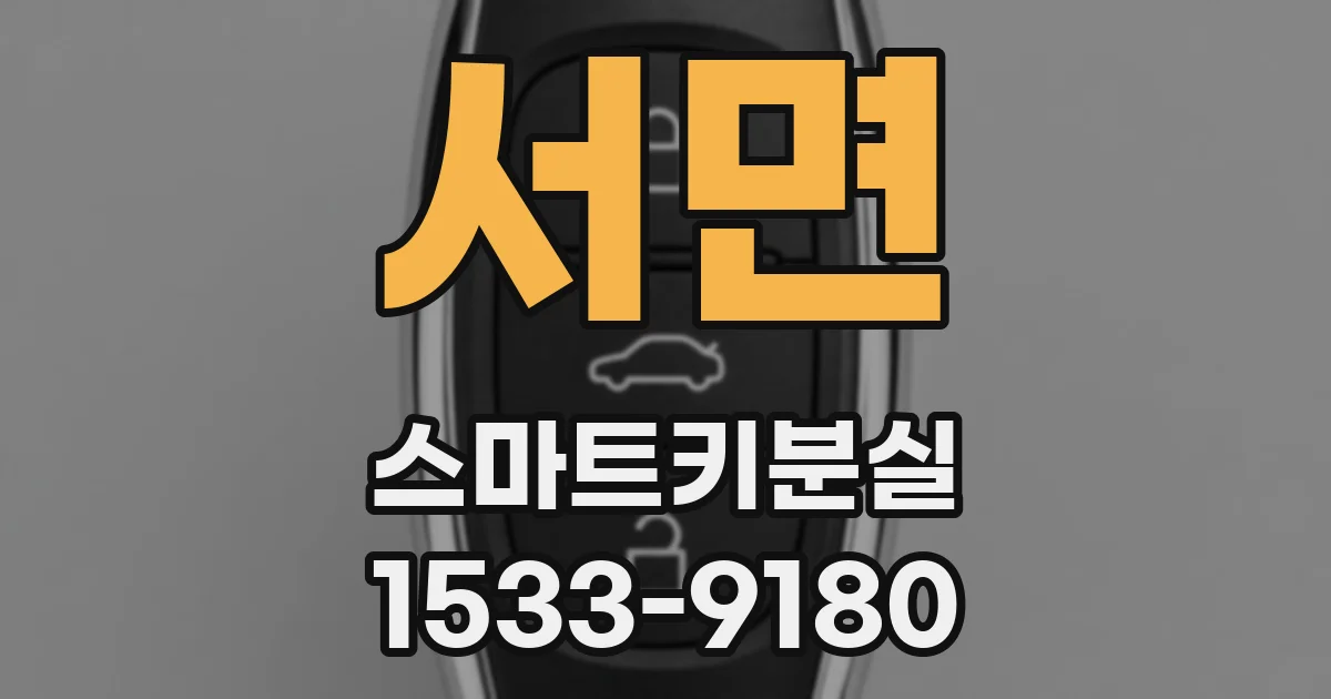 서면 스마트키분실
