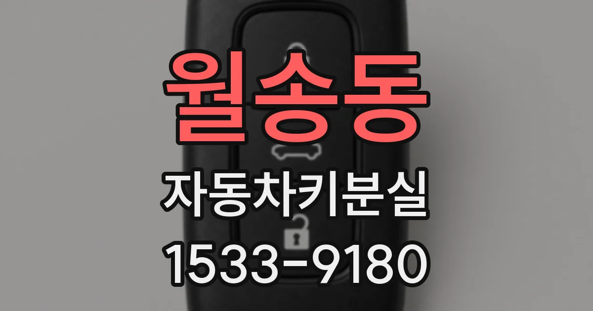 월송동 자동차키분실