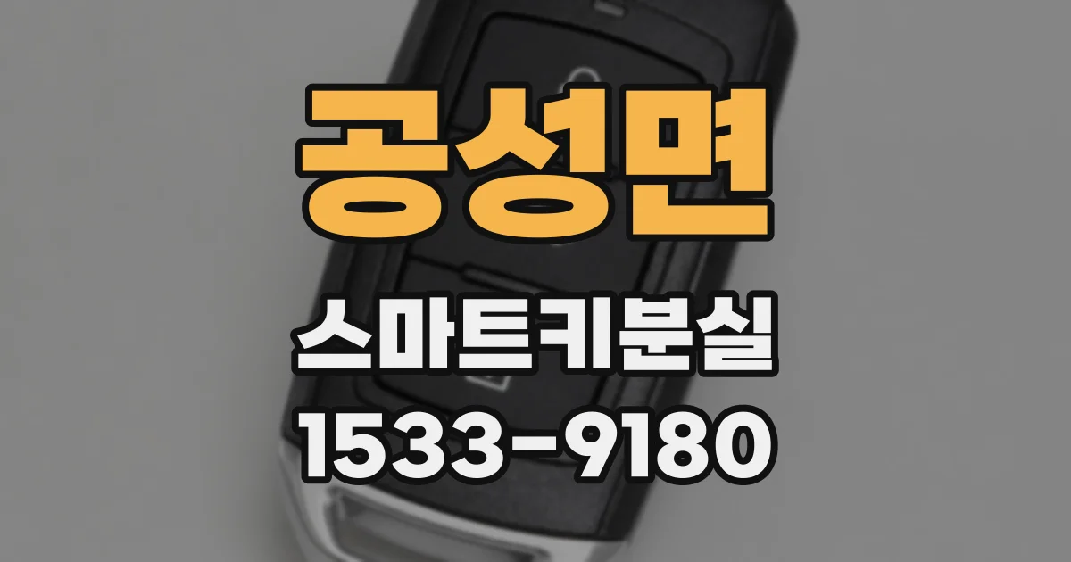 공성면 스마트키분실