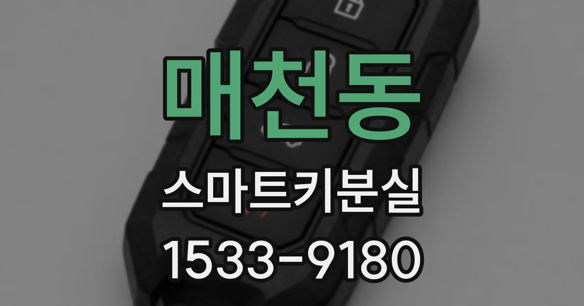 매천동 스마트키분실
