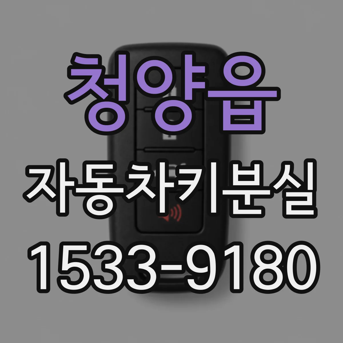 청양읍 자동차키분실