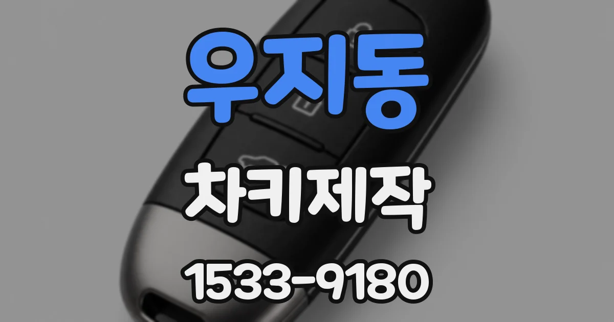 우지동 차키제작