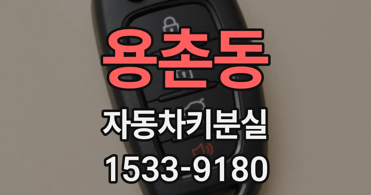 용촌동 자동차키분실