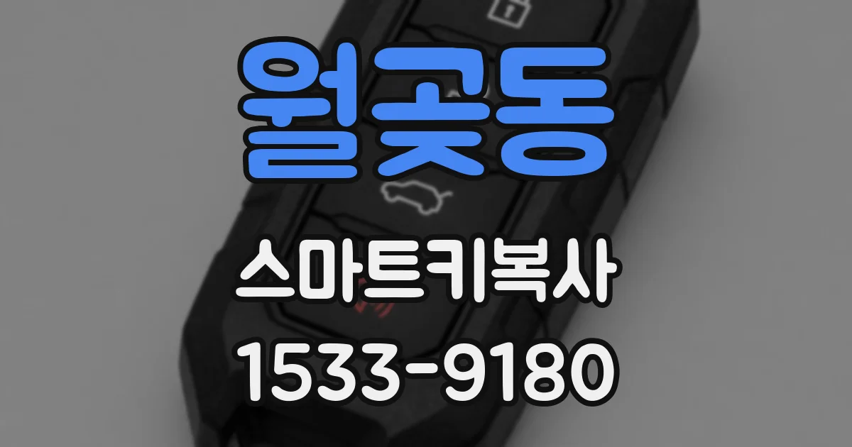 월곶동 스마트키복사