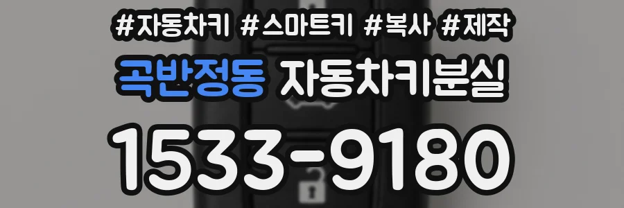 곡반정동 자동차키분실