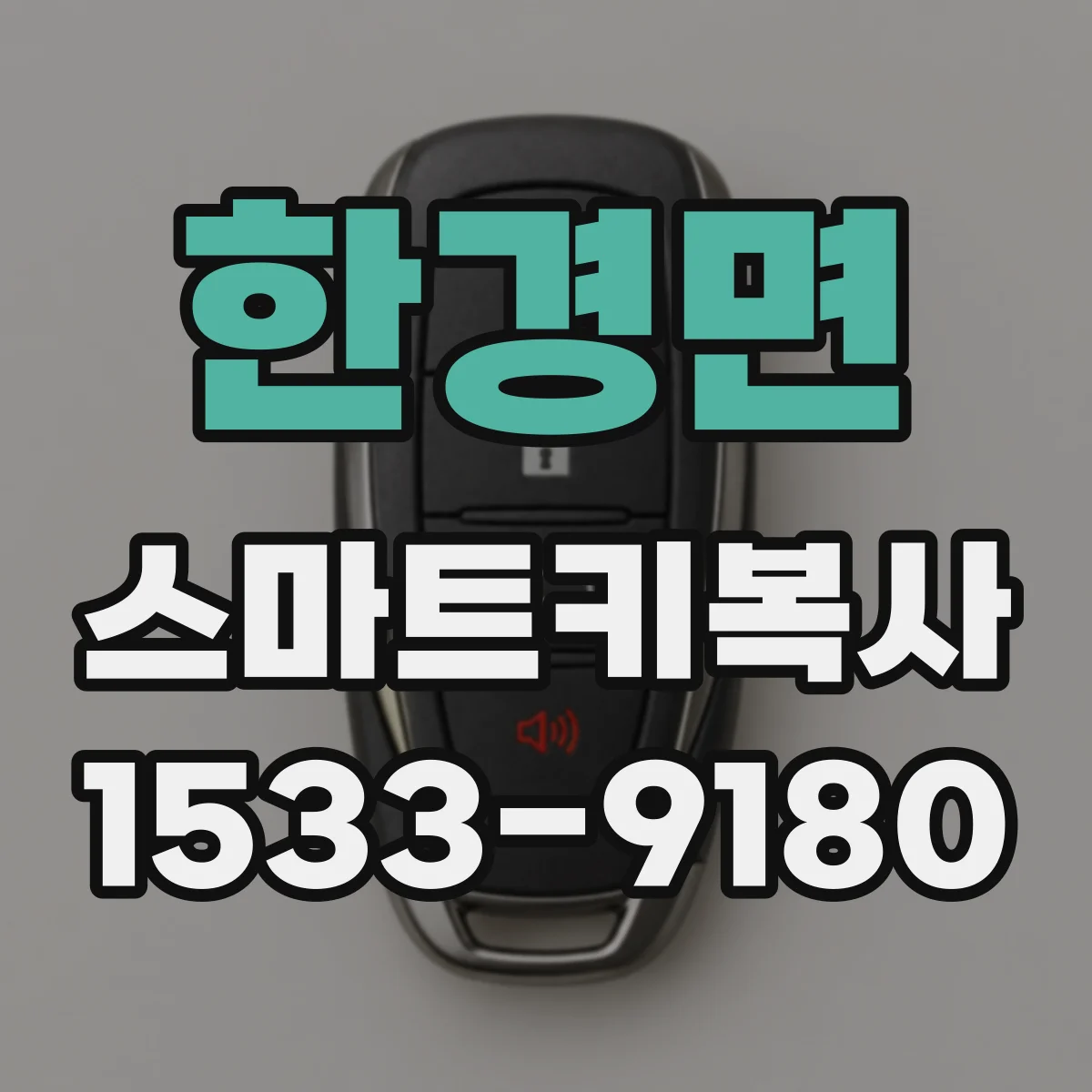한경면 스마트키복사