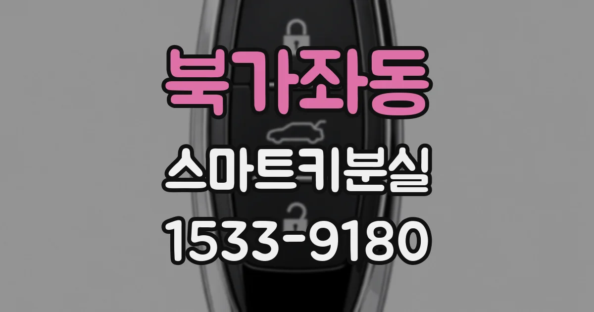 북가좌동 스마트키분실