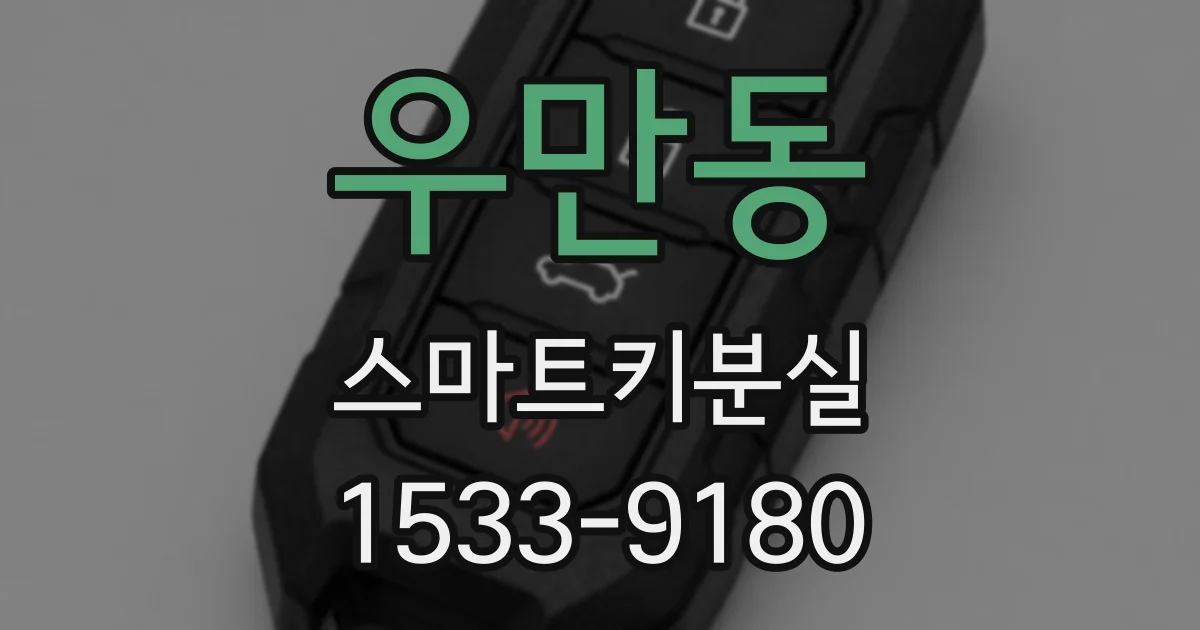 우만동 스마트키분실