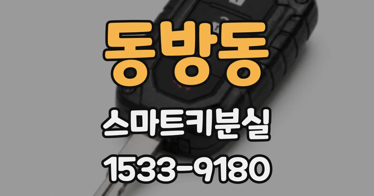동방동 스마트키분실