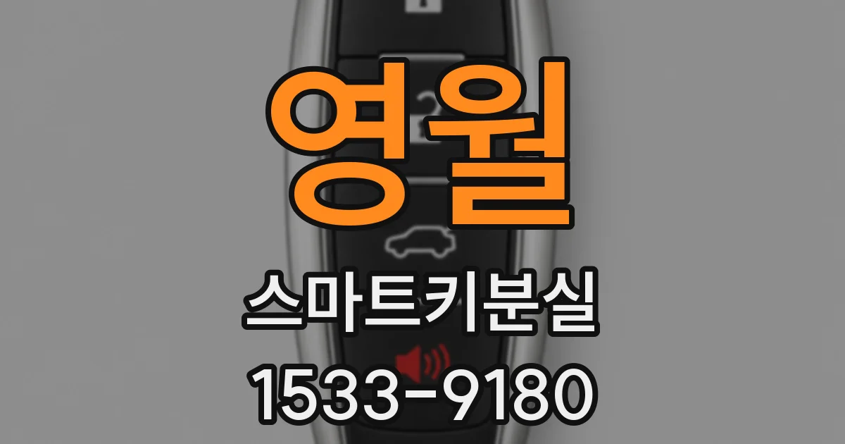 영월 스마트키분실