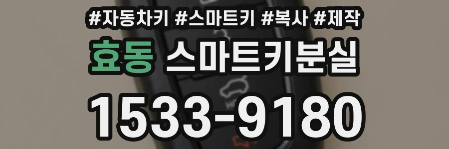 효동 스마트키분실